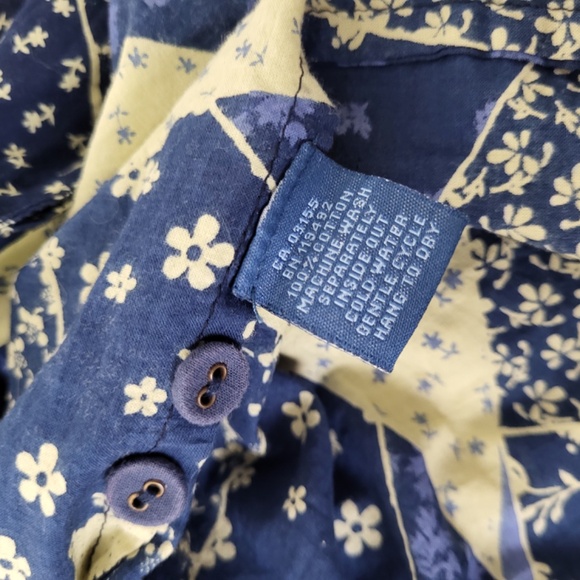 April Cornell Patchwork Midi Dress Cardigan Set 3/4 Sleeve Button Down Long - Picture 6 of 16